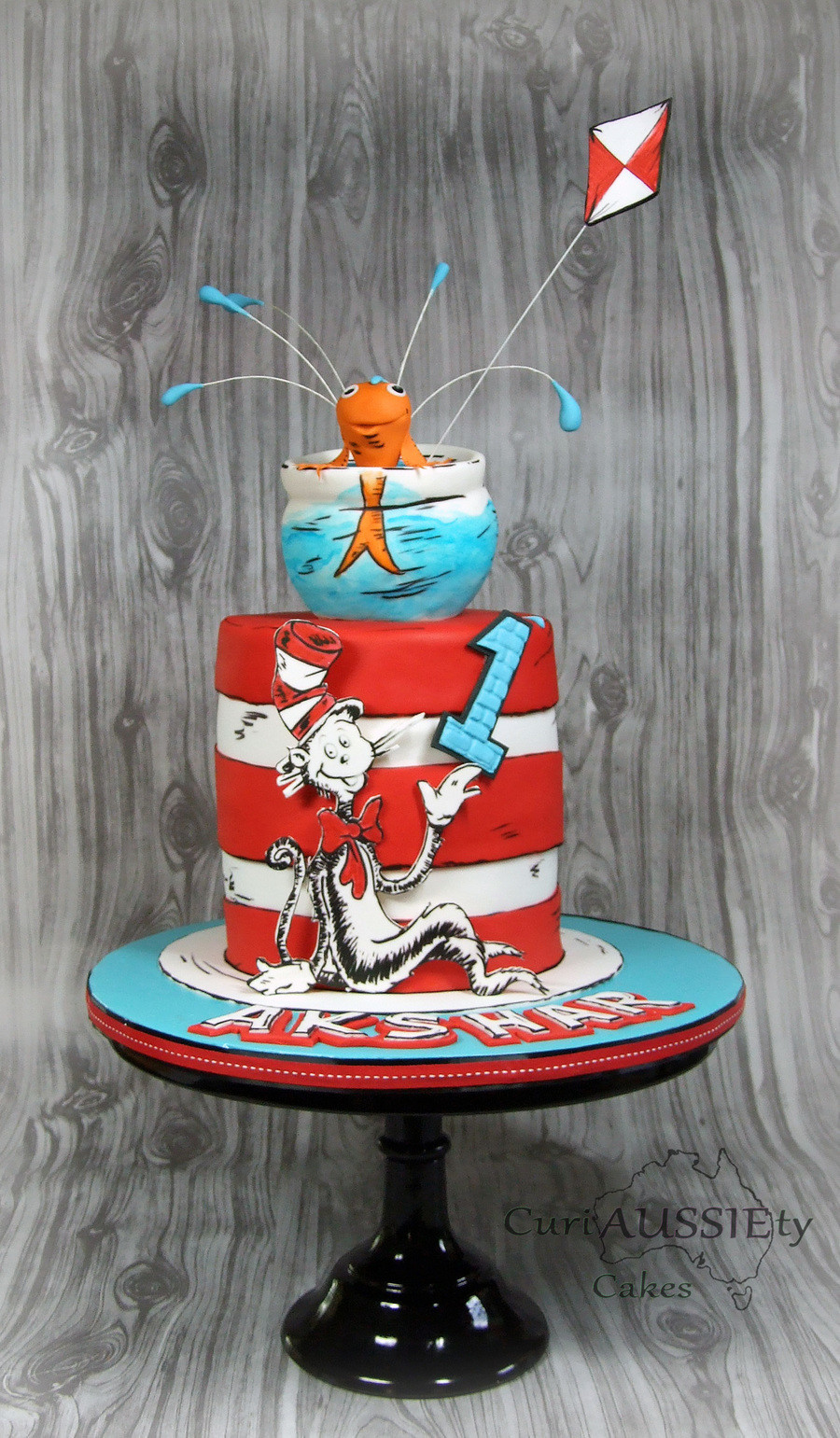 Cat In The Hat Birthday Cake
 Dr Seuss Cat In The Hat Cake CakeCentral