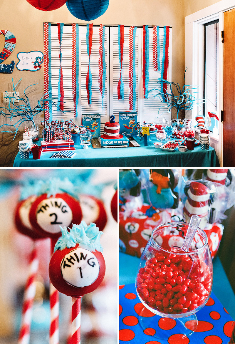 Cat In The Hat Birthday Decorations
 Creative & Crafty Cat in the Hat Birthday Party Hostess