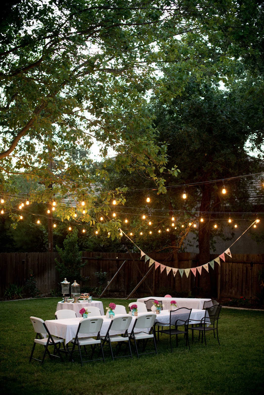 Catering Ideas For Backyard Party
 Domestic Fashionista Backyard Birthday Fun Pink