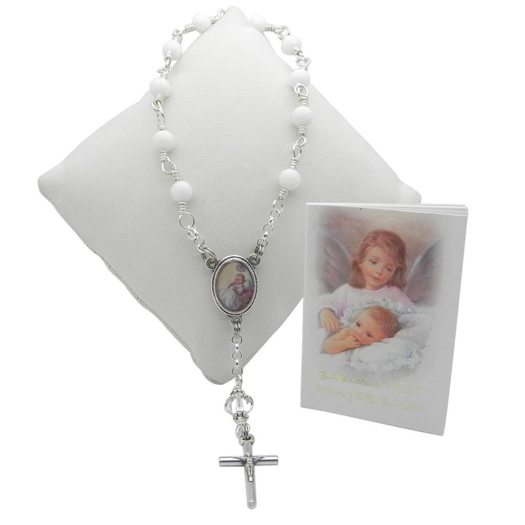 Catholic Child Gift
 Catholic Baptism Gift White Baptism Rosary Boy or Girl Baby