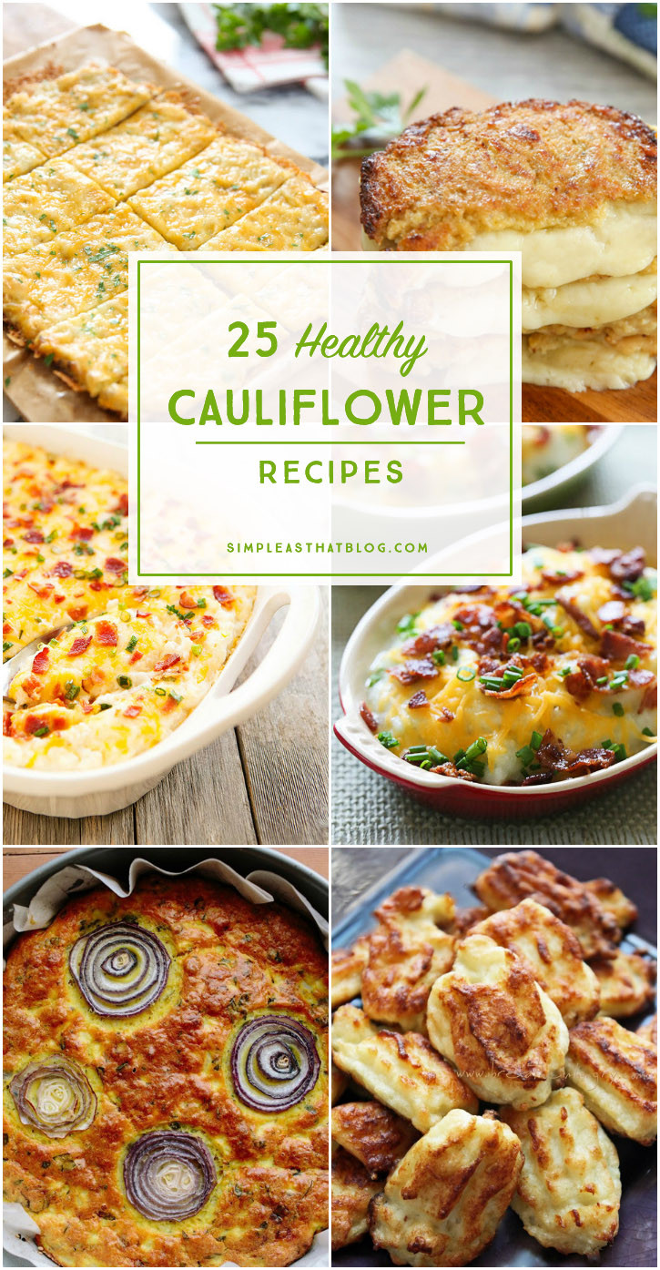 Cauliflower Dietary Fiber
 Cauliflower Recipe Round Up
