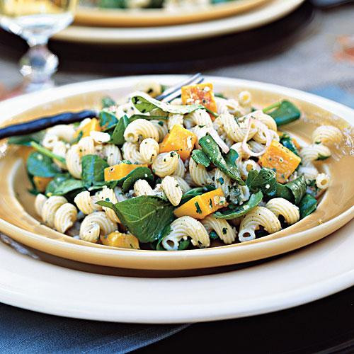 Cavatappi Pasta Salad
 Cavatappi Pasta Salad with Walnut Sage Pesto Perfect