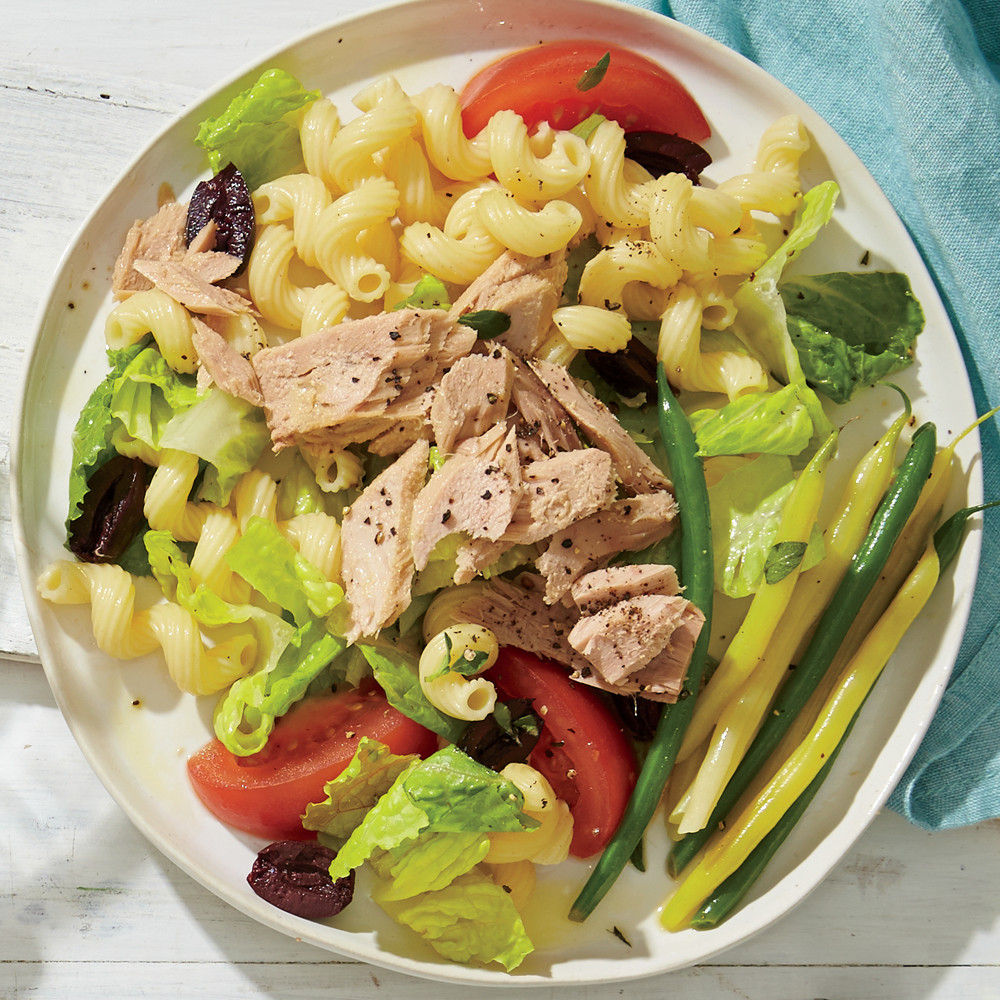 Cavatappi Pasta Salad
 Cavatappi Salad with Tuna and Olives Recipe