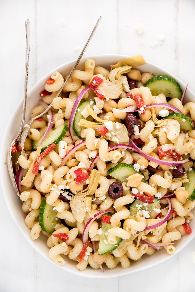 Cavatappi Pasta Salad
 Easy Mediterranean Pasta Salad Garnish & Glaze