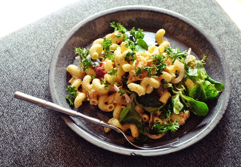 Cavatappi Pasta Salad
 Salmon and Cavatappi Pasta Salad with Smoked Paprika