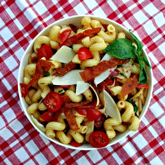 Cavatappi Pasta Salad
 Cavatappi Amatriciana Pasta Salad Life Love and Good Food