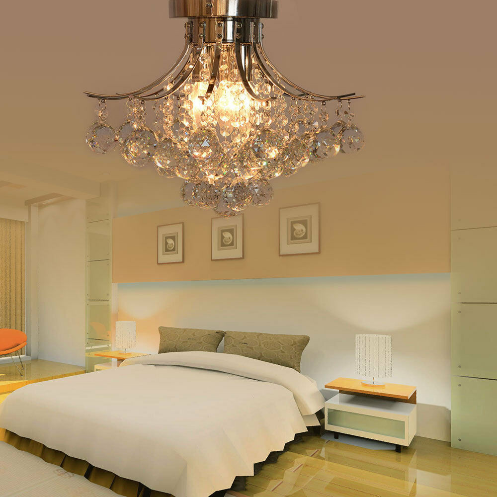 Ceiling Lights Bedroom
 Crystal Chandelier Ceiling Light Pendant Lamp Lighting