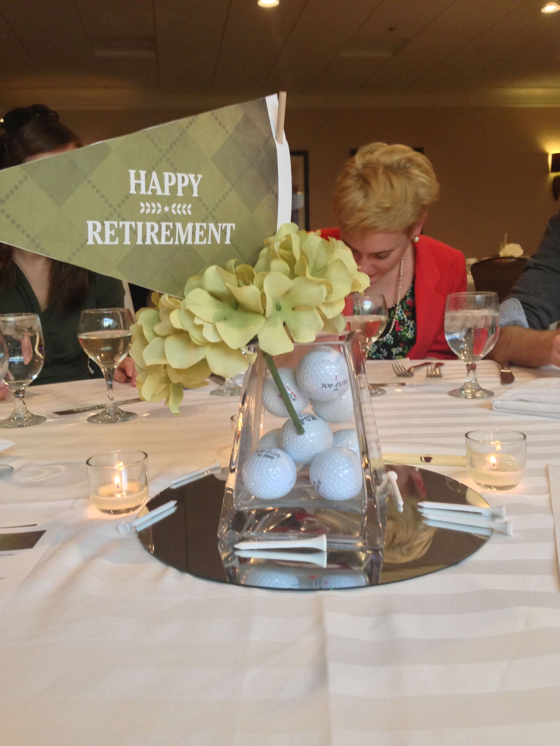 Centerpiece Ideas For Retirement Party
 Retirement party centerpiece Perfect for my golfer