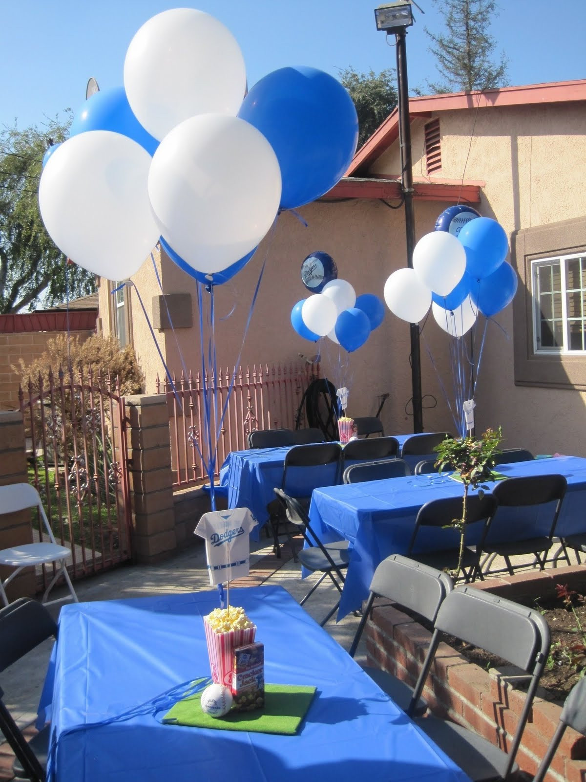 Centerpieces For Birthday Party
 Gabriella Dodger Birthday Party