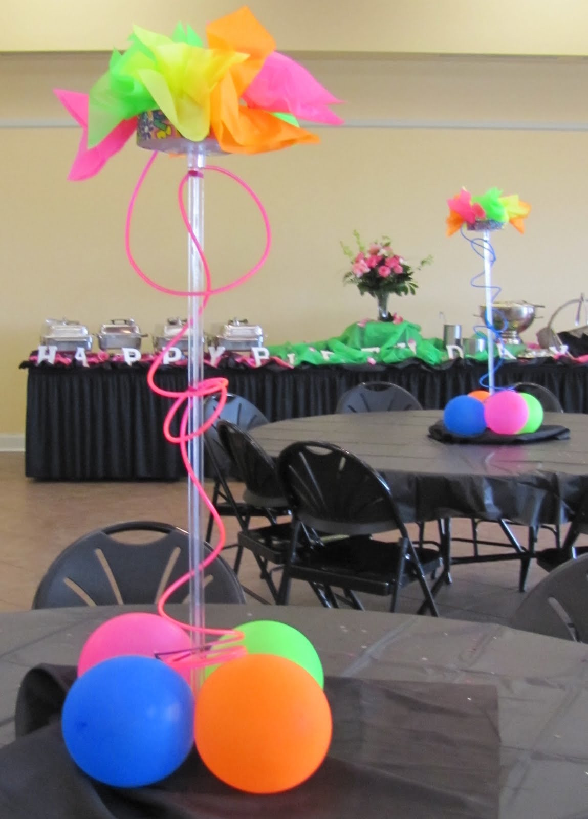 Centerpieces For Birthday Party
 Party People Event Decorating pany Peggy Brown