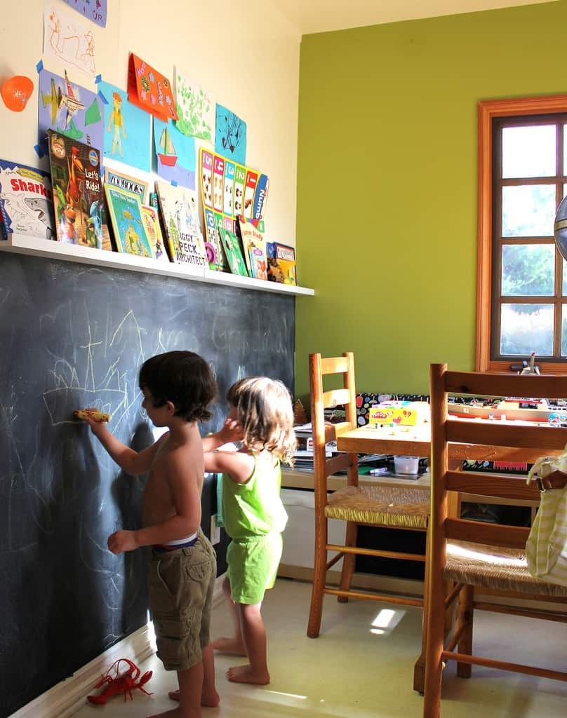 Chalkboard For Kids Room
 Chalkboard Wall Trend es to Modern Homes 38