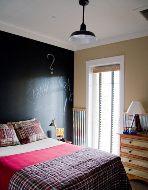 Chalkboard Wall Kids Room
 Chalkboard accent walls – fun and functional great for