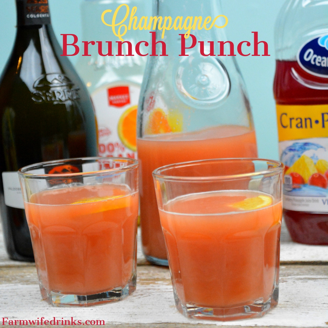 Champagne Drinks For Brunch
 Champagne Brunch Punch Christmas Punch The Farmwife Drinks