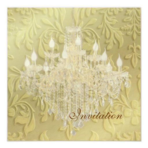 Chandelier Wedding Invitations
 Chandelier wedding Invitations