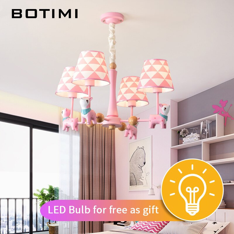 Chandeliers For Kids Room
 BOTIMI LED Chandelier For Kids Room Children Lustre Girls