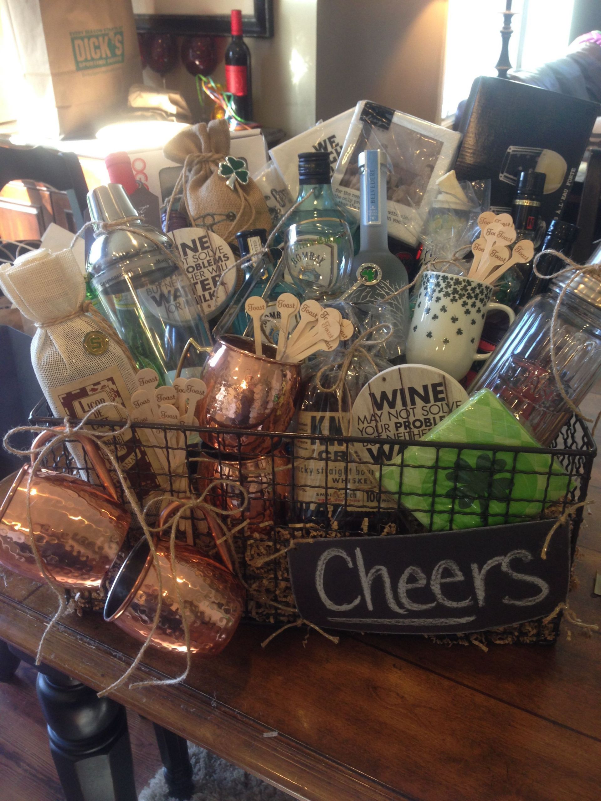 Charity Gift Basket Ideas
 Happy Hour Basket