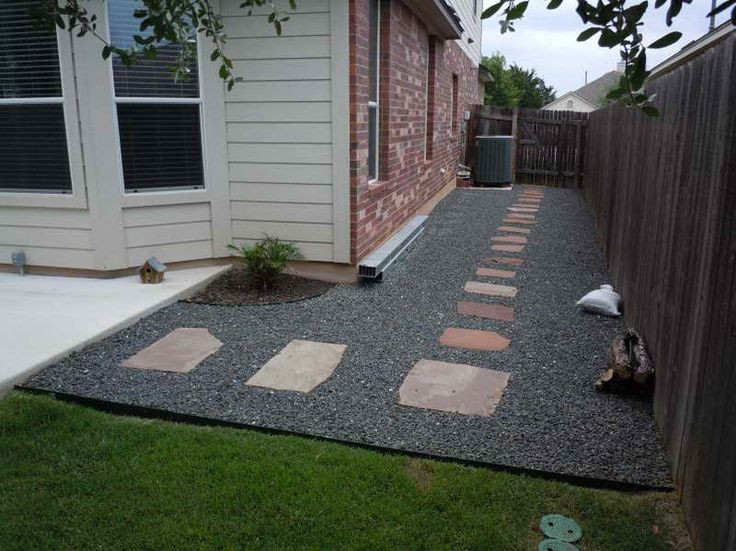 Cheap Backyard Landscape
 backyard landscaping with gravel ideas