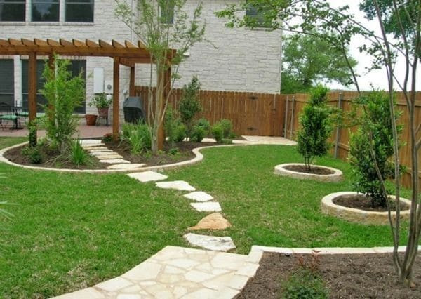 Cheap Backyard Landscape
 100 Landscaping Ideas for Front Yards and Backyards