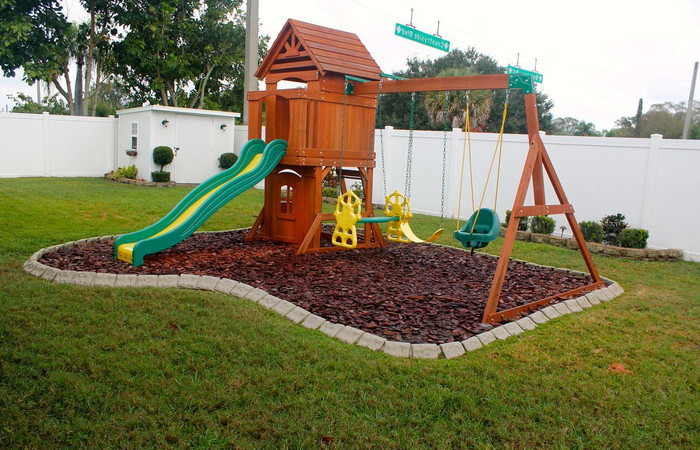 Cheap Backyard Playground
 Patio Backyard Cheap Border Playground Ideas Design And
