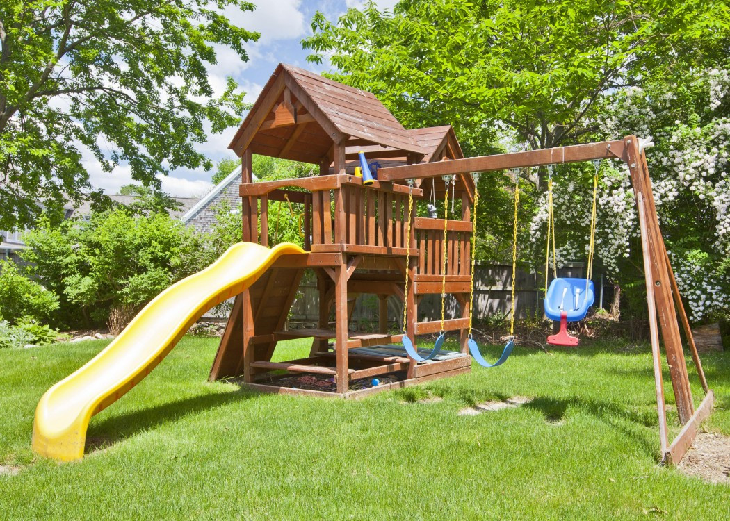 Cheap Backyard Playground
 Backyard playground ideas