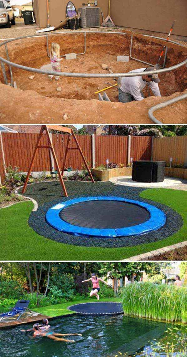 Cheap Backyard Playground
 Turn The Backyard Into Fun and Cool Play Space for Kids