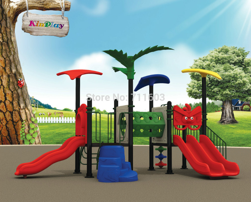 Cheap Backyard Playground
 2014 New arrival cheap outdoor playground for kids JM818 9