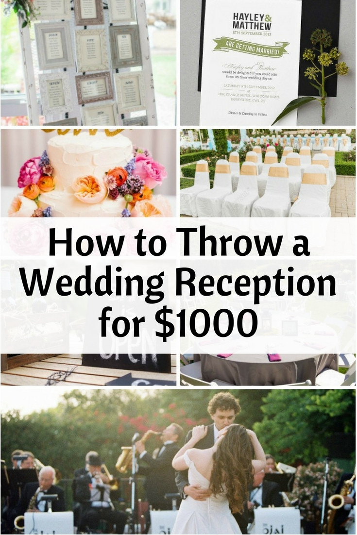 Cheap Backyard Wedding
 How to Throw a Wedding Reception for $1000 The Bud Diet