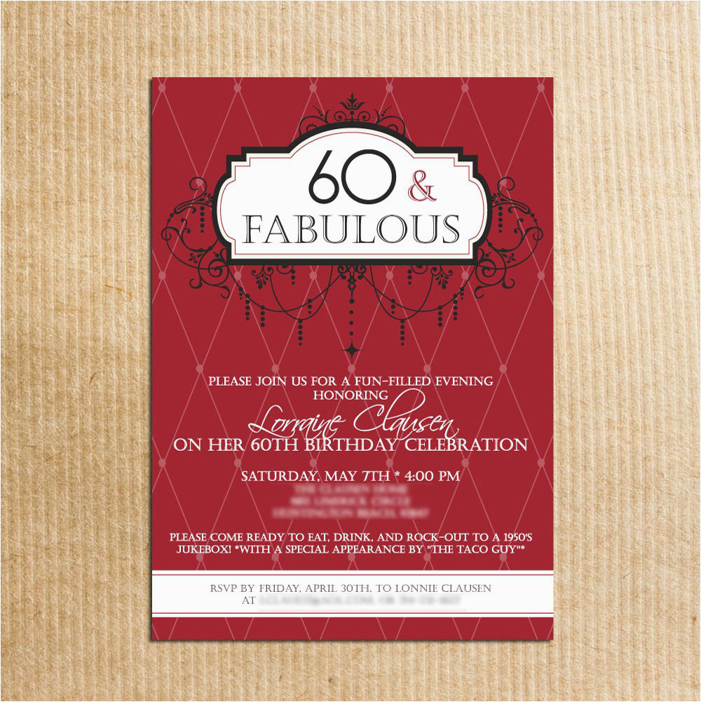 Cheap Birthday Invitations
 Cheap 60th Birthday Invitations