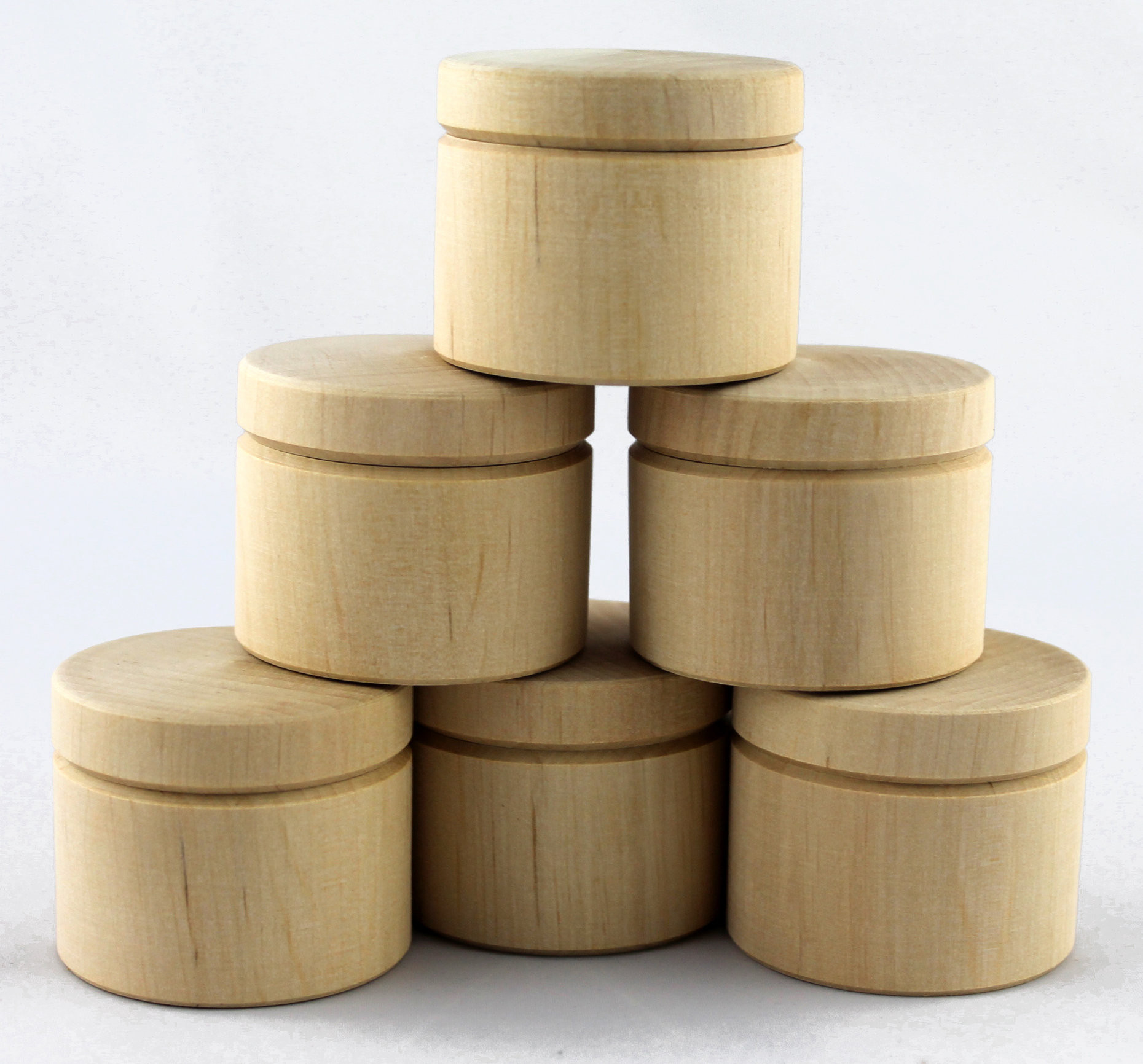 Cheap Craft Wood
 Lot 6 Handmade Unfinished Small Wooden Boxes Wholesale