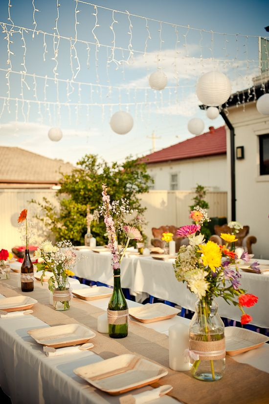 Cheap Engagement Party Ideas Sydney
 Idea for January party Love the day to night styling of