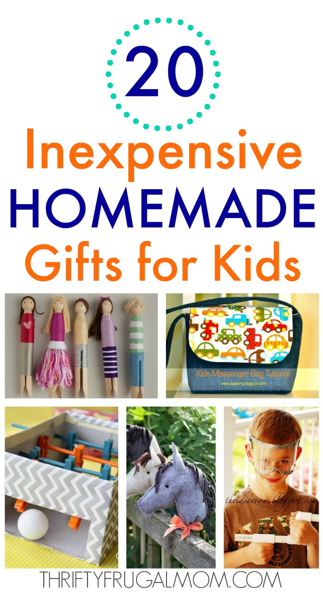 Cheap Gift Ideas For Boys
 20 Inexpensive Homemade Gifts for Kids