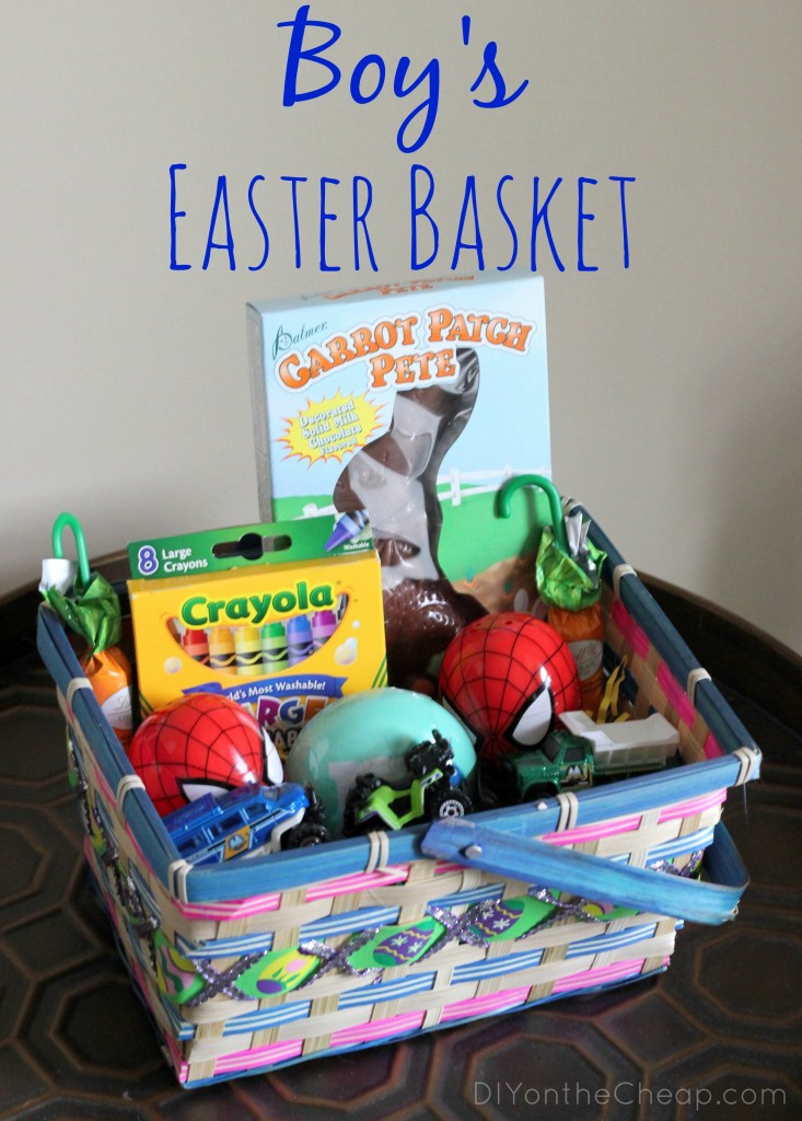 Cheap Gift Ideas For Boys
 Boy s Easter Basket Ideas Erin Spain