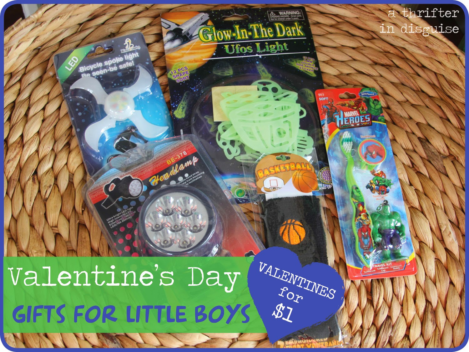 Cheap Gift Ideas For Boys
 A Thrifter in Disguise Valentine s Gifts for the Little Guys
