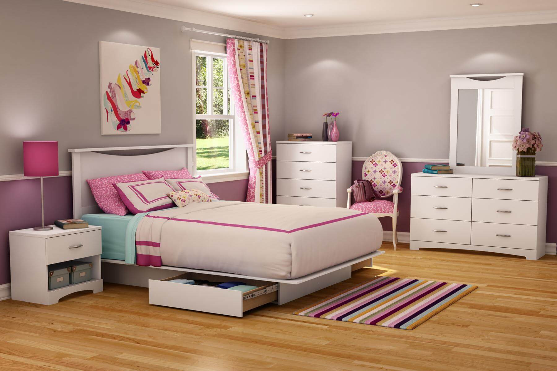 Cheap Girl Bedroom Sets
 25 Romantic and Modern Ideas for Girls Bedroom Sets