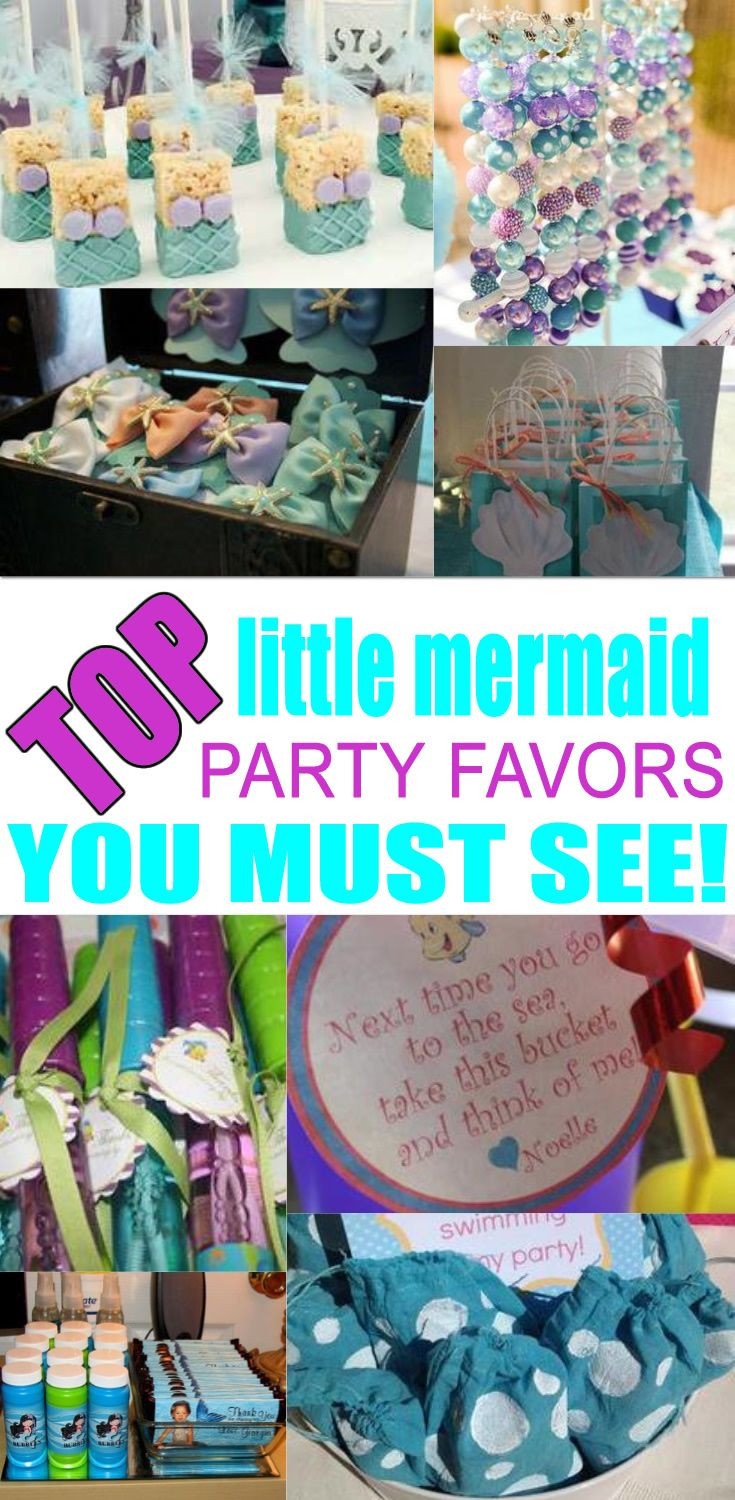 Cheap Kids Party Favors
 Little Mermaid Party Favor Ideas