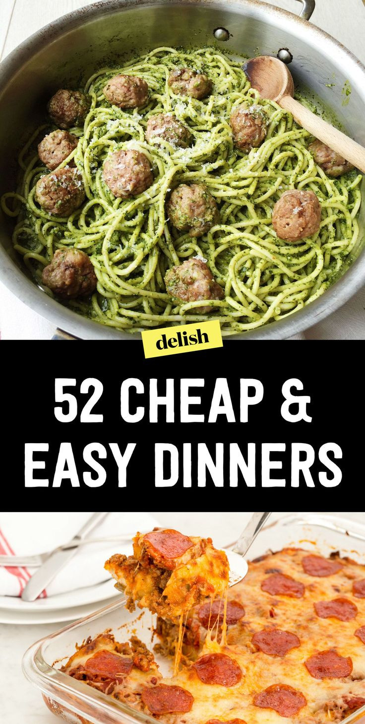 Cheap Quick Dinners
 70 Cheap And Easy Dinner Recipes So You Never Have To