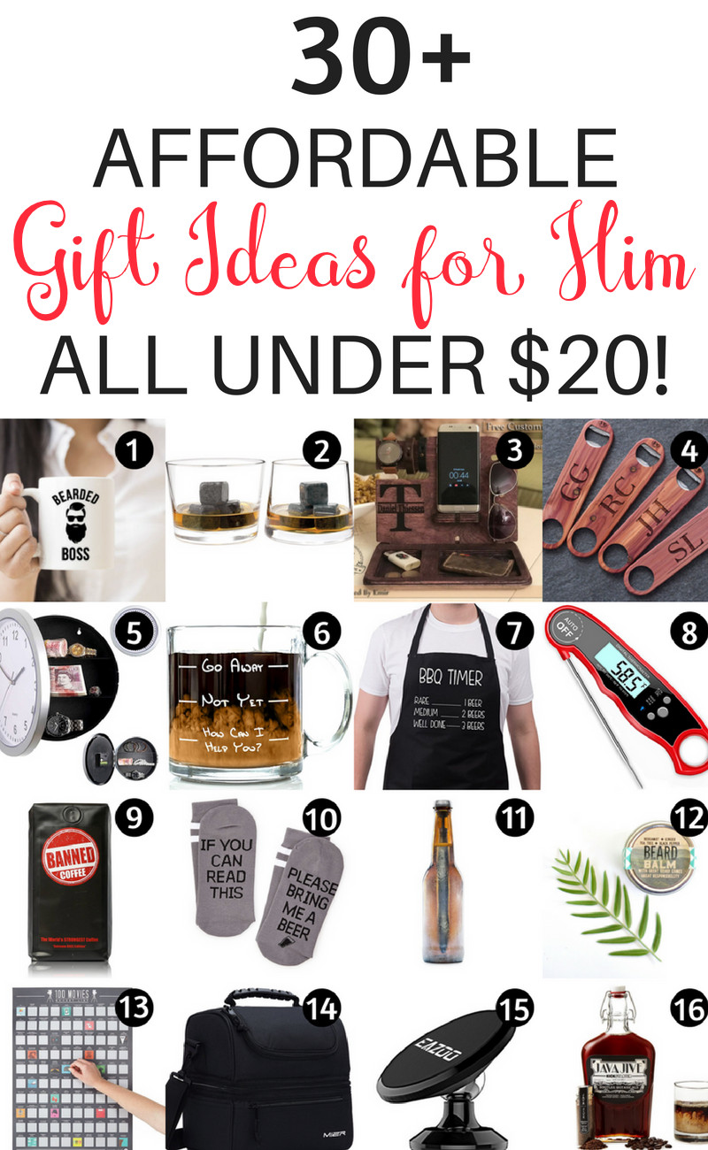 Cheap Valentine Gift Ideas Men
 20 Gifts for Him Under $20 That Will Rock His World