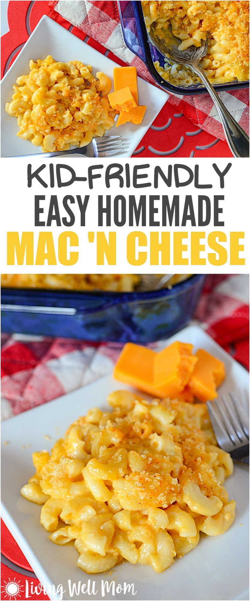 Cheese Recipes For Kids
 Kid Friendly Easy Homemade Mac and Cheese Recipe