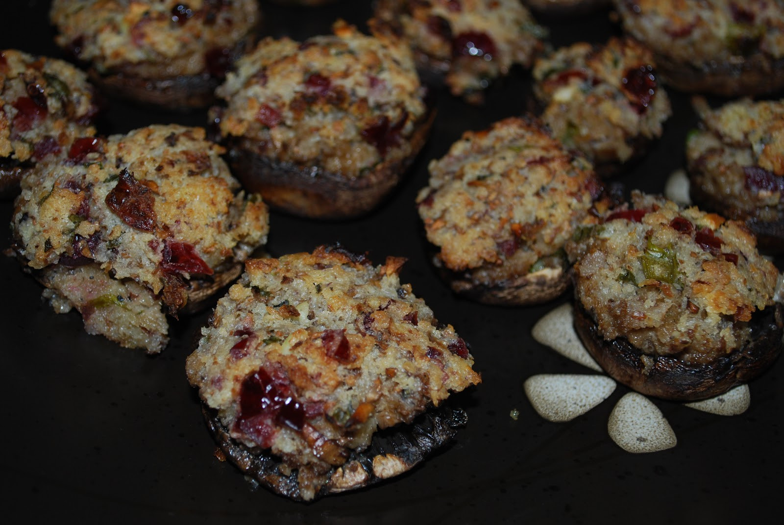 Cheese Stuffed Portabella Mushrooms
 Cranberry Stuffed Portabella Mushrooms Carrie’s