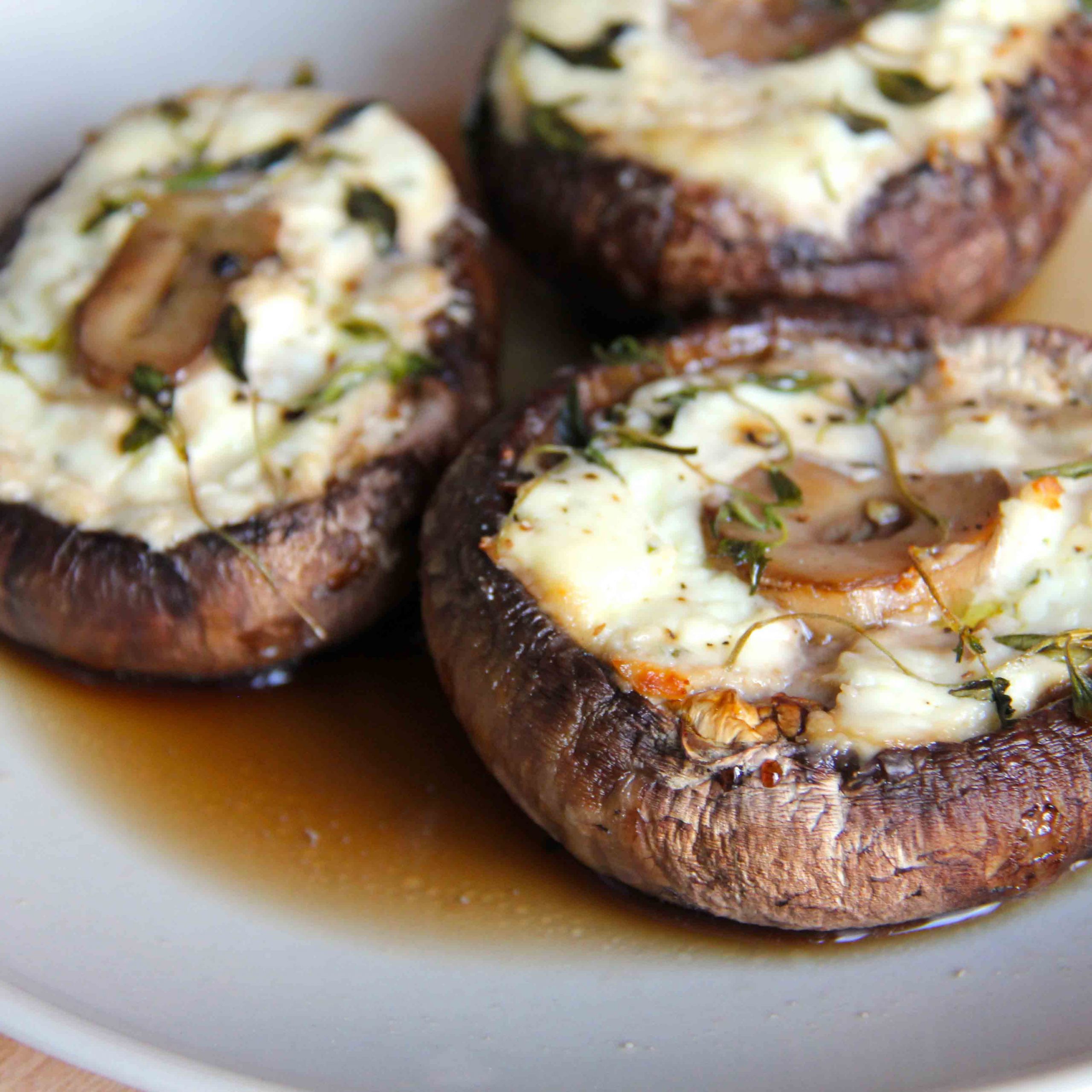 Cheese Stuffed Portabella Mushrooms
 Cheese Stuffed Portobello Mushrooms