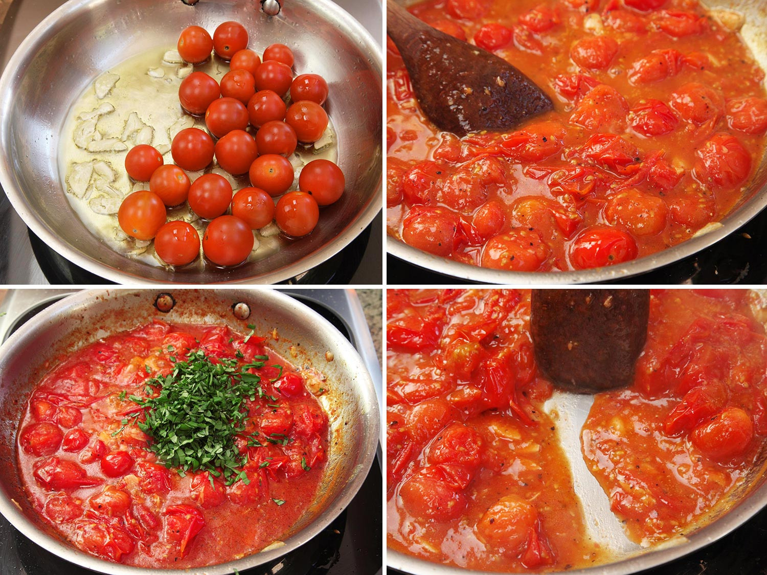 Cherry Tomato Sauce
 Video Use Cherry Tomatoes for the Fastest Fresh Pasta