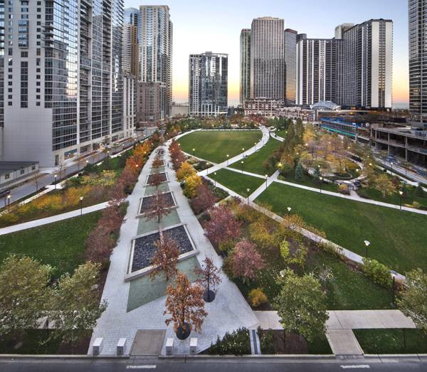 Chicago Landscape Design
 Is This Park Design a Rival for the Famous Millennium Park