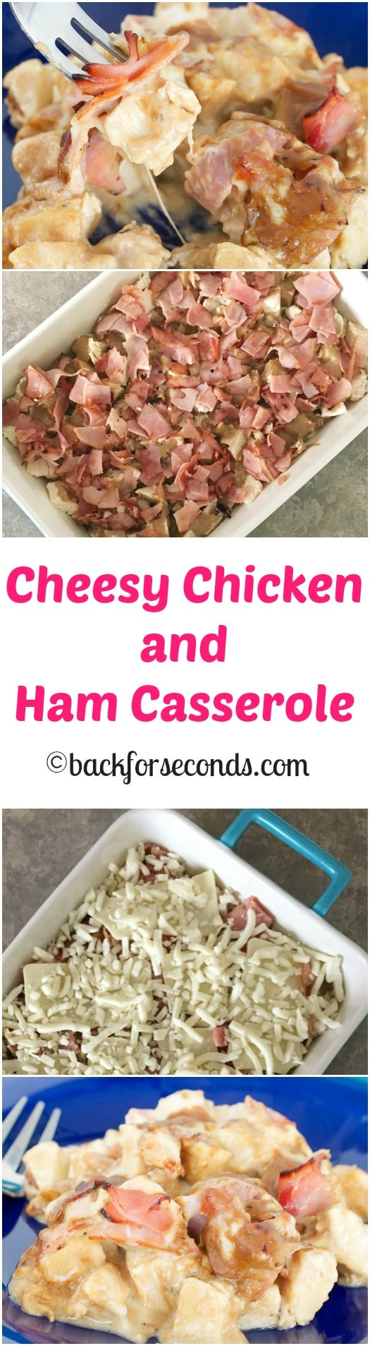 Chicken And Ham Casserole
 Cheesy Chicken and Ham Bake