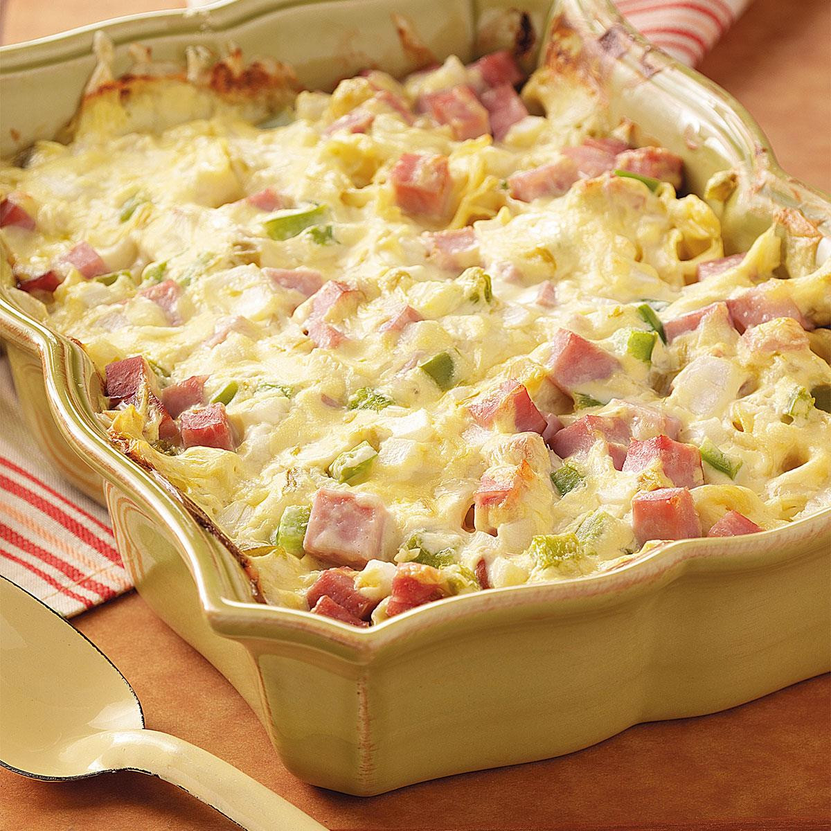 Chicken And Ham Casserole
 Ham and Swiss Casserole Recipe