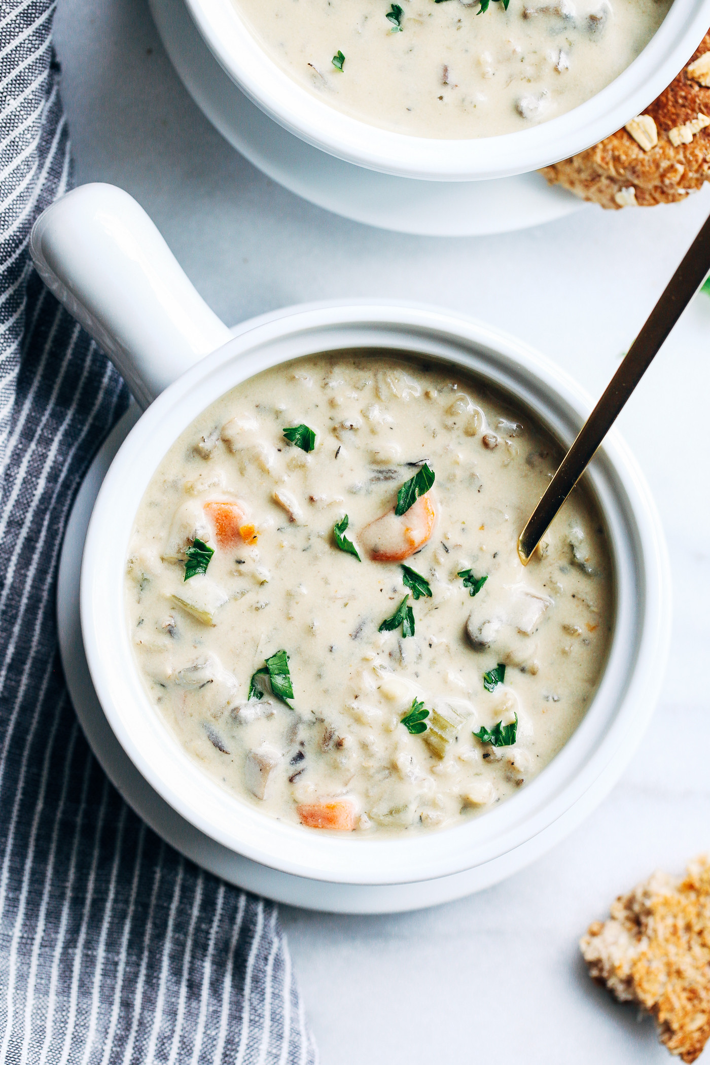 Chicken And Rice With Cream Of Mushroom Soup
 Creamy Wild Rice Mushroom Soup Making Thyme for Health