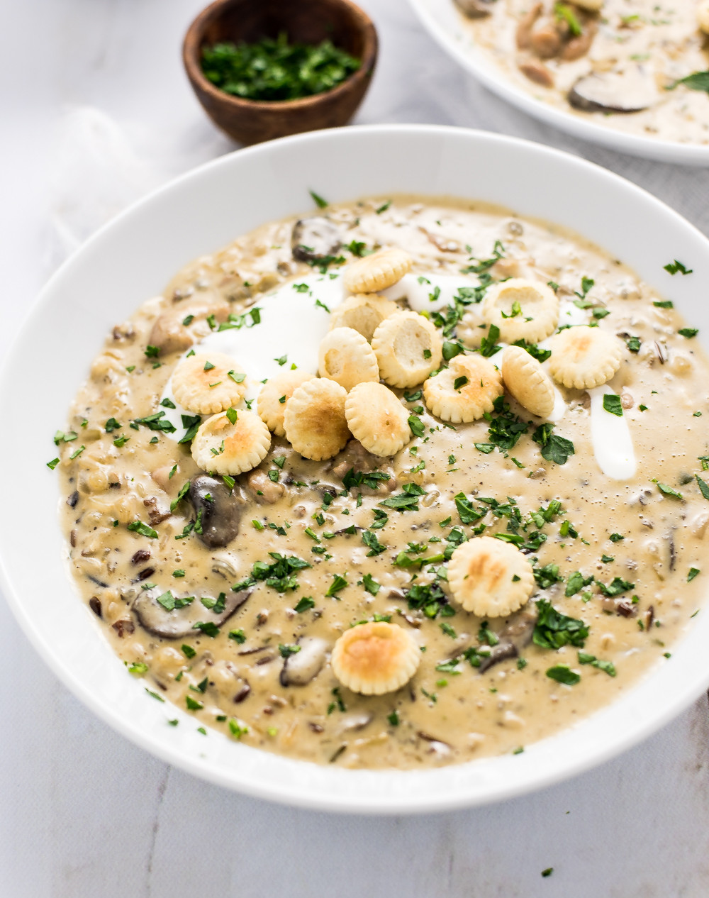 Chicken And Rice With Cream Of Mushroom Soup
 Cream of Mushroom Wild Rice and Chicken SoupCooking and Beer