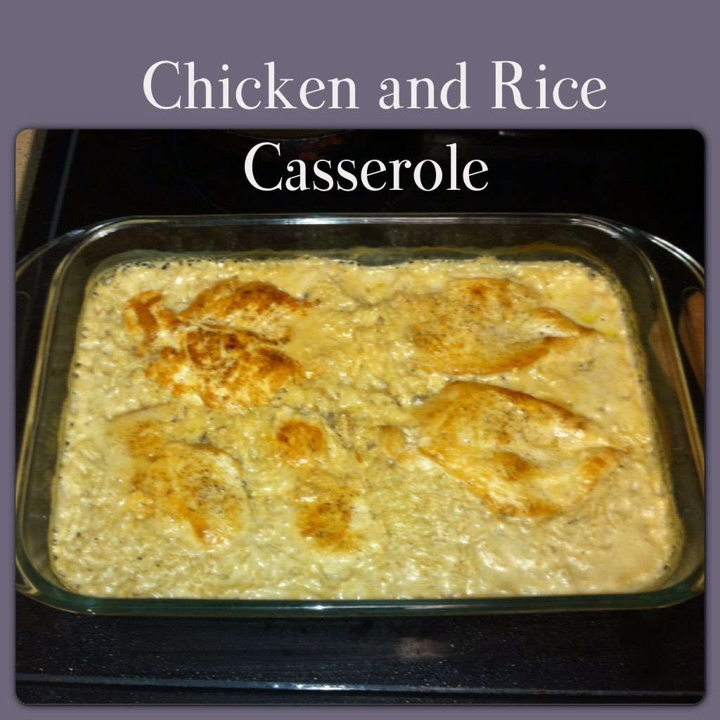 Chicken And Rice With Cream Of Mushroom Soup
 Easy chicken and rice casserole 1 can cream of mushroom