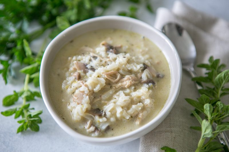 Chicken And Rice With Cream Of Mushroom Soup
 Creamy Chicken and Mushroom Soup with Rice