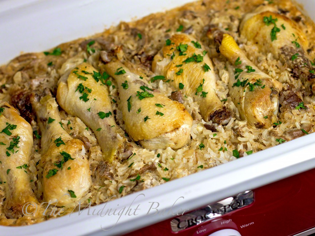 Chicken And Rice With Cream Of Mushroom Soup
 Slow Cooker Chicken with Creamy Mushroom Rice The