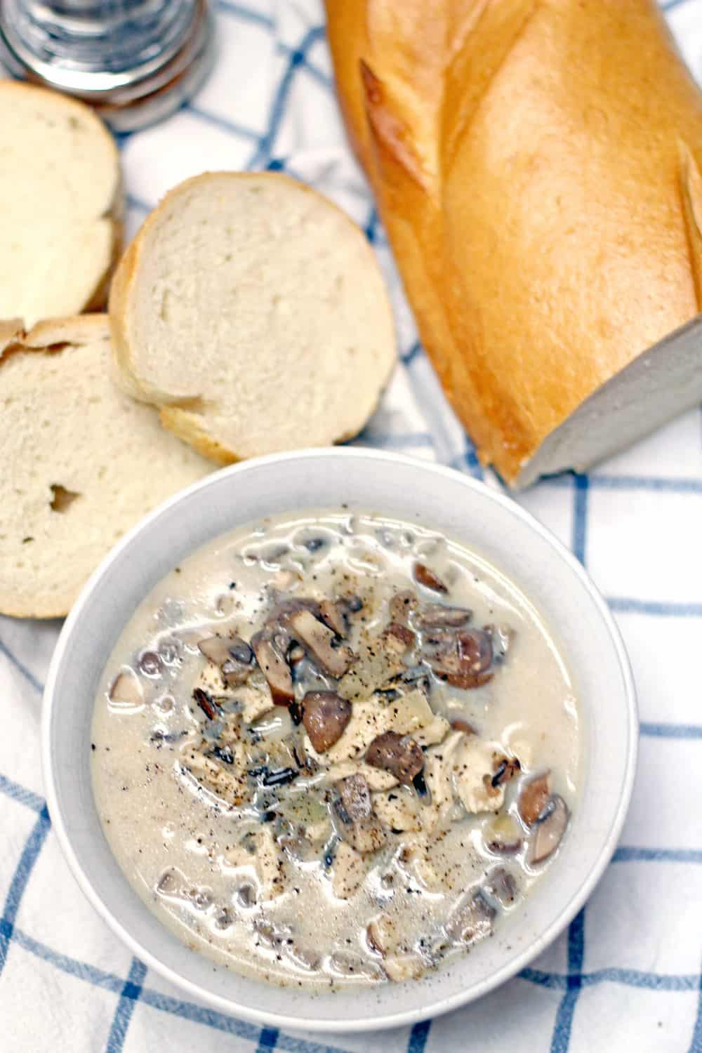 Chicken And Rice With Cream Of Mushroom Soup
 Creamy Mushroom Chicken and Wild Rice Soup